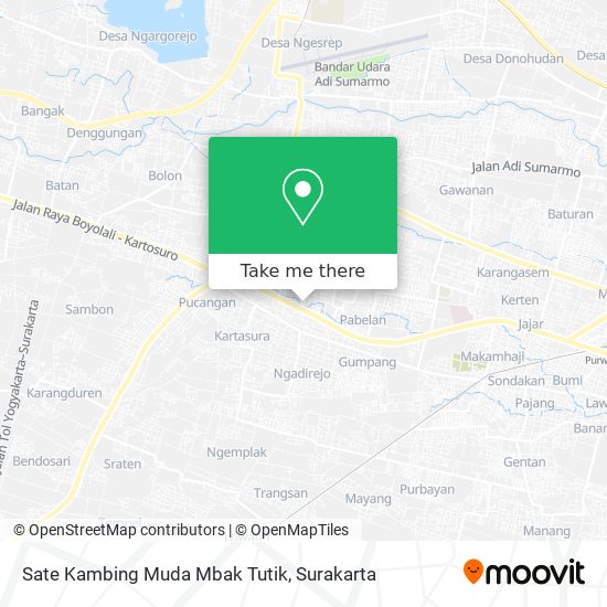Sate Kambing Muda Mbak Tutik map