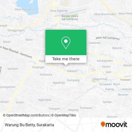 Warung Bu Betty map