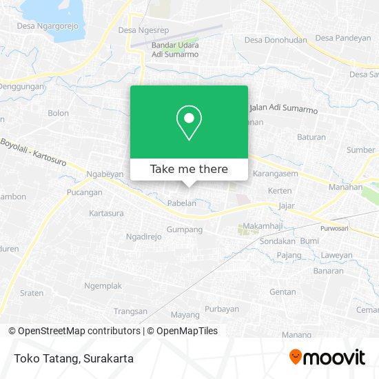 Toko Tatang map