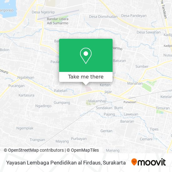 Yayasan Lembaga Pendidikan al Firdaus map