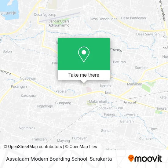 Assalaam Modern Boarding School map