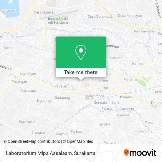 Laboratorium Mipa Assalaam map