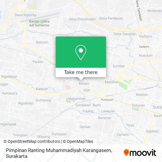 Pimpinan Ranting Muhammadiyah Karangasem map