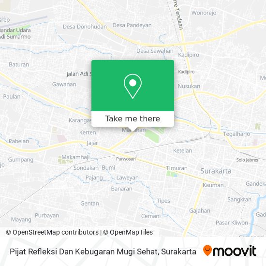 Pijat Refleksi Dan Kebugaran Mugi Sehat map