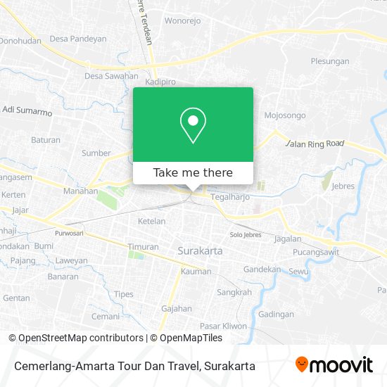 Cemerlang-Amarta Tour Dan Travel map