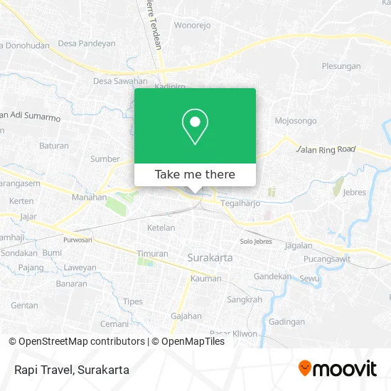 Rapi Travel map