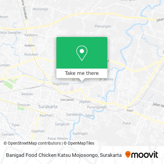 Banigad Food Chicken Katsu Mojosongo map