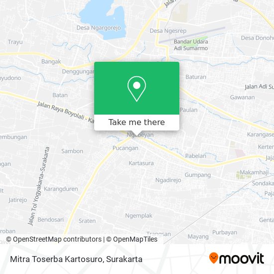Mitra Toserba Kartosuro map