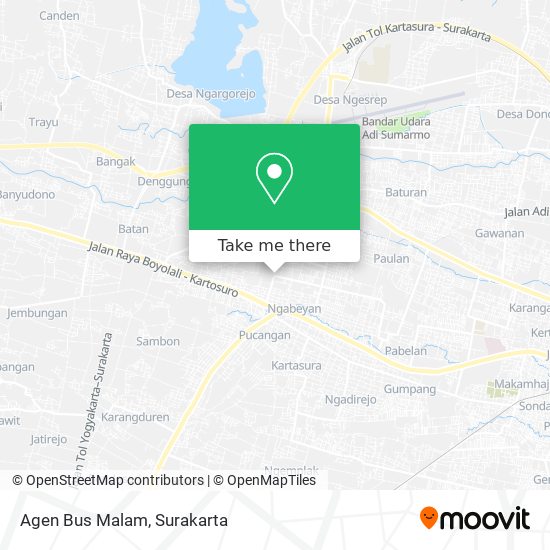 Agen Bus Malam map