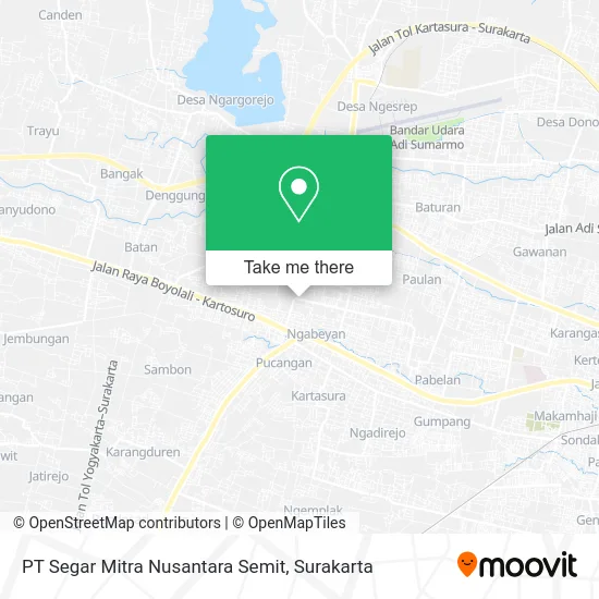 PT Segar Mitra Nusantara Semit map