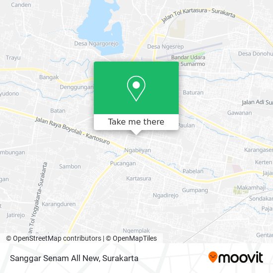 Sanggar Senam All New map