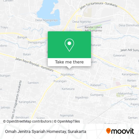 Omah Jenitra Syariah Homestay map