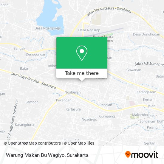Warung Makan Bu Wagiyo map