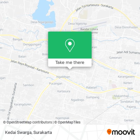 Kedai Swarga map