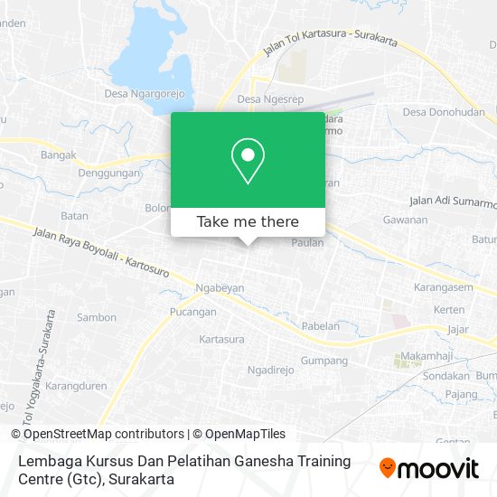 Lembaga Kursus Dan Pelatihan Ganesha Training Centre (Gtc) map
