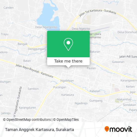 Taman Anggrek Kartasura map
