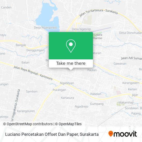 Luciano Percetakan Offset Dan Paper map