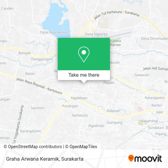 Graha Arwana Keramik map