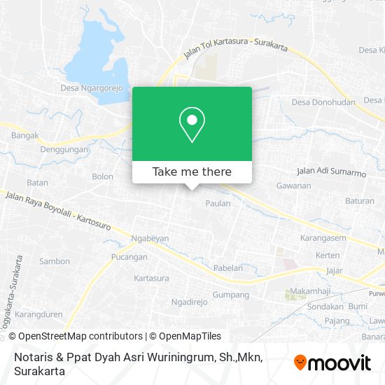Notaris & Ppat Dyah Asri Wuriningrum, Sh.,Mkn map