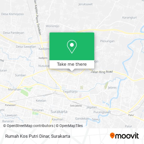 Rumah Kos Putri Dinar map
