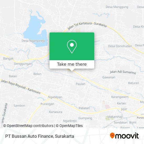 PT Bussan Auto Finance map