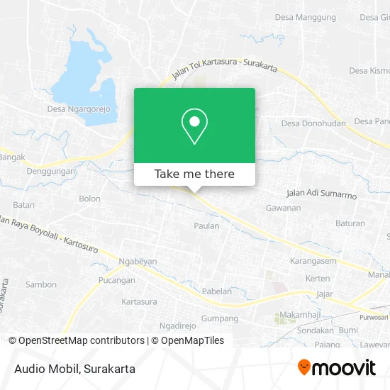 Audio Mobil map