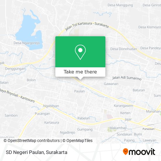 SD Negeri Paulan map