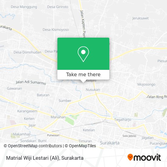Matrial Wiji Lestari (Ali) map