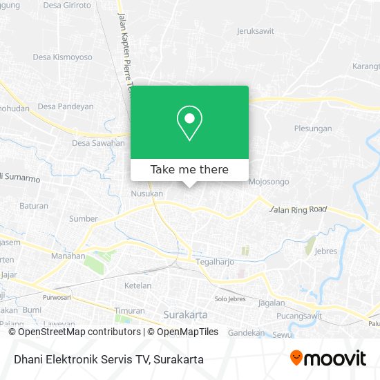 Dhani Elektronik Servis TV map