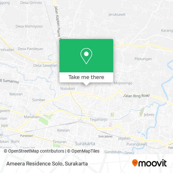 Ameera Residence Solo map