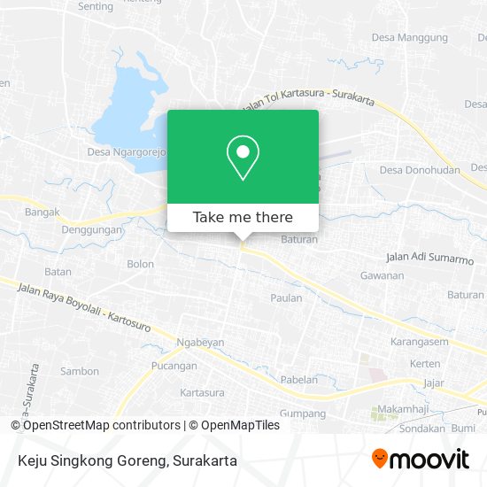 Keju Singkong Goreng map