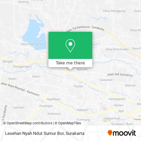 Lesehan Nyah Ndut Sumur Bor map