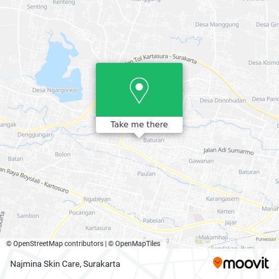 Najmina Skin Care map