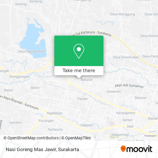 Nasi Goreng Mas Jawir map