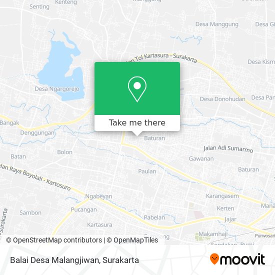 Balai Desa Malangjiwan map