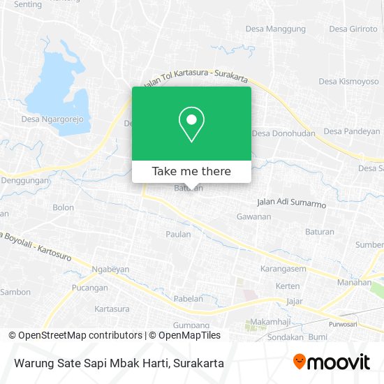 Warung Sate Sapi Mbak Harti map