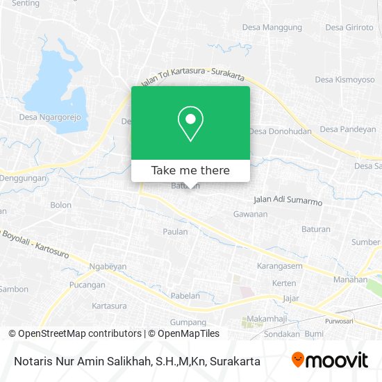 Notaris Nur Amin Salikhah, S.H.,M,Kn map