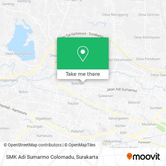 SMK Adi Sumarmo Colomadu map