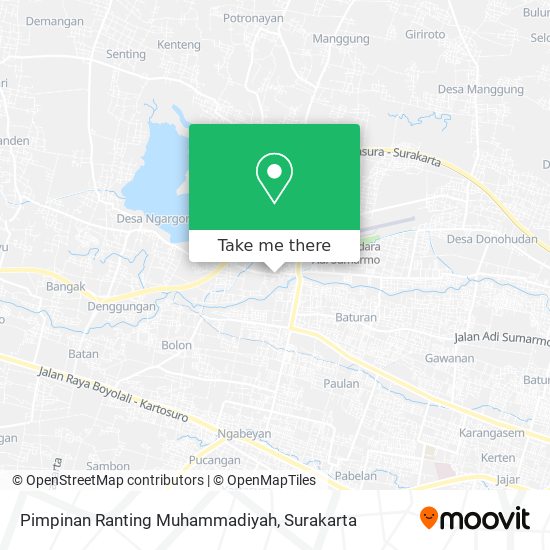 Pimpinan Ranting Muhammadiyah map
