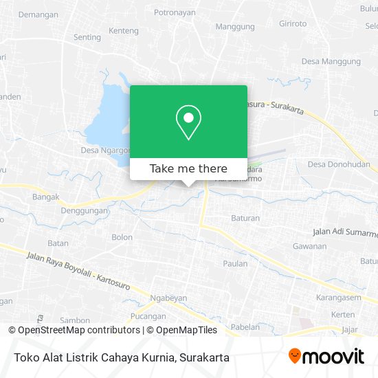 Toko Alat Listrik Cahaya Kurnia map