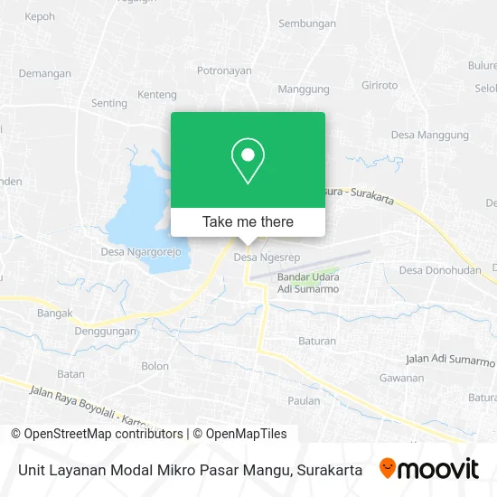 Unit Layanan Modal Mikro Pasar Mangu map
