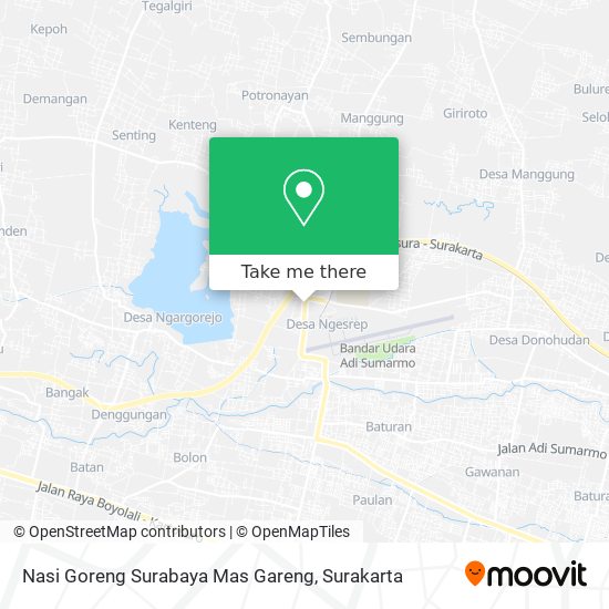 Nasi Goreng Surabaya Mas Gareng map