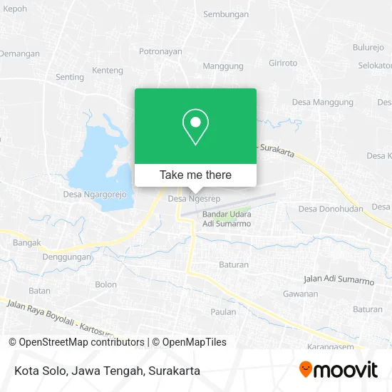 Kota Solo, Jawa Tengah map