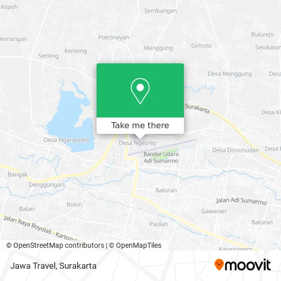 Jawa Travel map