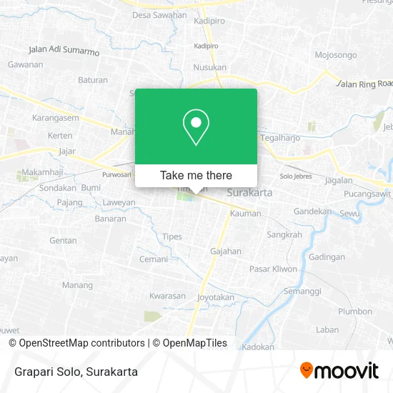 Grapari Solo map