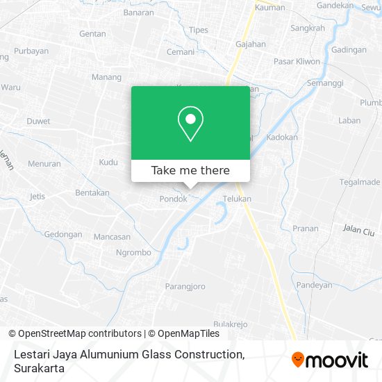 Lestari Jaya Alumunium Glass Construction map