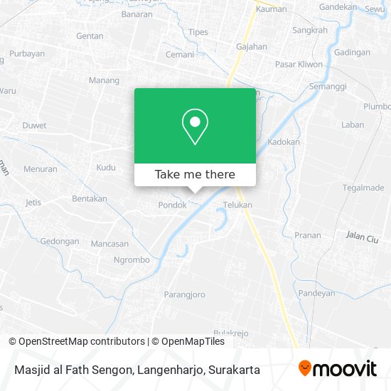 Masjid al Fath Sengon, Langenharjo map