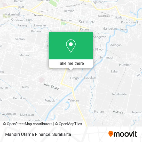 Mandiri Utama Finance map