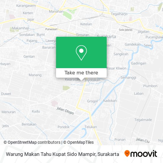 Warung Makan Tahu Kupat Sido Mampir map