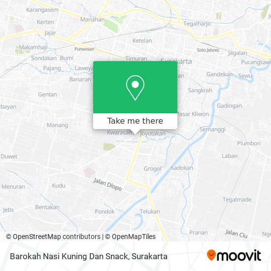 Barokah Nasi Kuning Dan Snack map